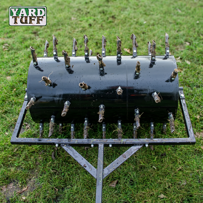 Yard Tuff Drum Plug Style Aerator Tow-Behind UTV or ATV Steel Blade, 36" Wide