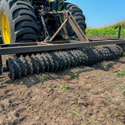 Field Tuff 6 Feet 3 Point Cultipacker, Cast Iron Wheels, 72 Inch Working Width - VMInnovations