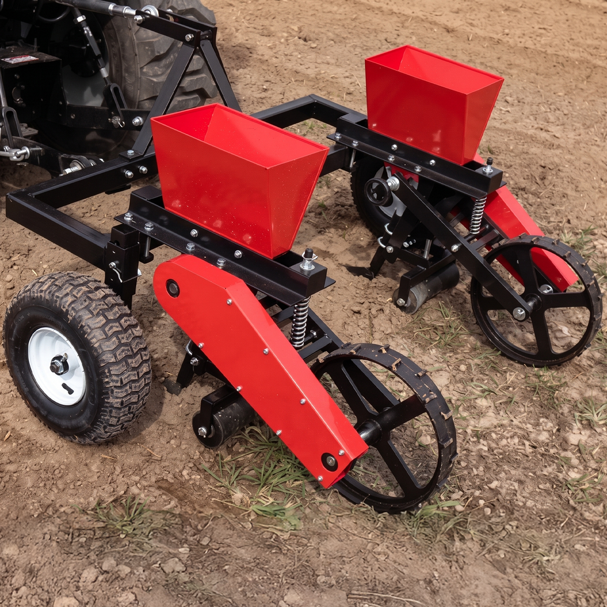 Field Tuff 3-Point Corn and Bean Planter with Adjustable Row Width 14" to 36.6" - VMInnovations