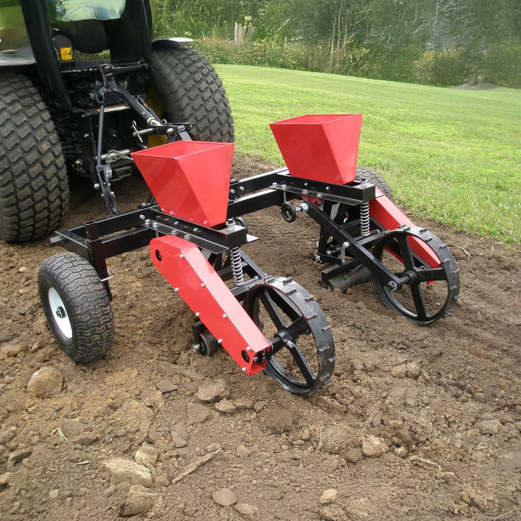 Field Tuff 3-Point Corn and Bean Planter with Adjustable Row Width 14" to 36.6" - VMInnovations