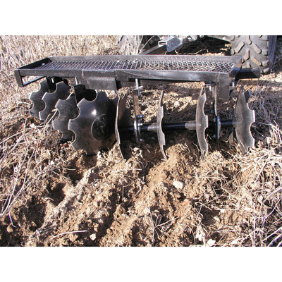 Field Tuff 51 Inch ATV Single Gang Heavy Duty Steel Disc for Cultivating, Black - VMInnovations