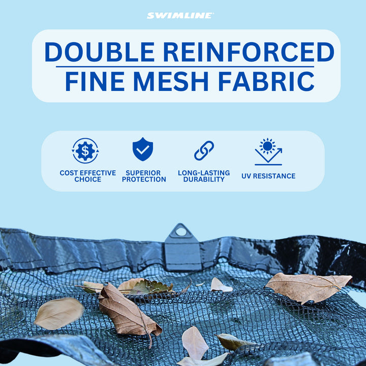 Swimline 15x30 Oval Above Ground Swimming Pool Leaf Net Winter Cover (Open Box)
