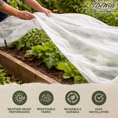 DeWitt 3 Pack 10 feet x 12 feet N-Sulate Frost Protection Reusable Plant Cover