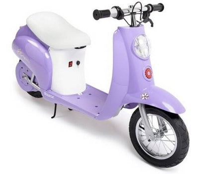 Razor Pocket Mod Betty 24V Electric Scooter - Purple - Open Box - VMInnovations