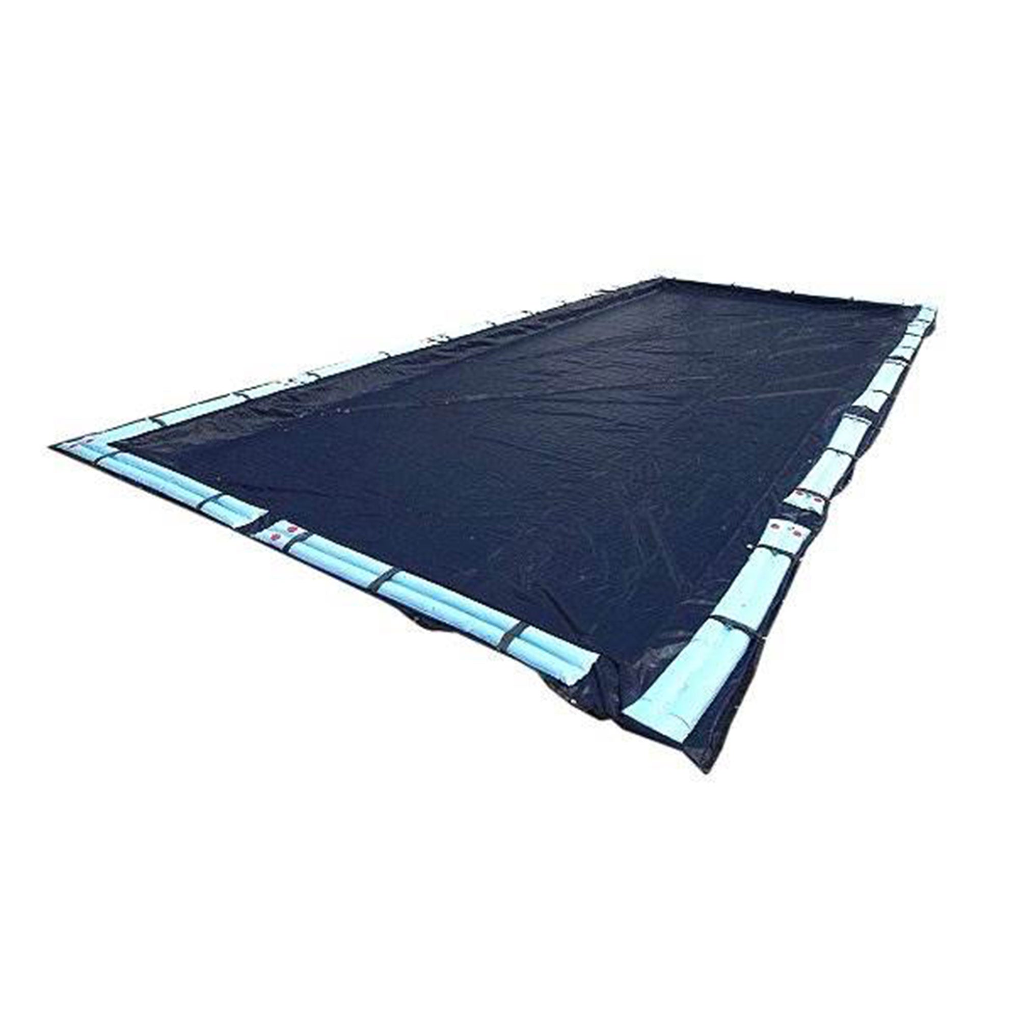 20 x40 Ft Dark Blue Winter Rectangular In Ground Pool Cover with Water Tubes - VMInnovations