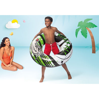 INTEX River Rat Inflatable Floating Tube Raft (Open Box) (15 Pack)