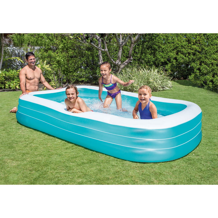 Intex Swim Center 72x120" Family Backyard Inflatable Kiddie Swimming Pool (Used)