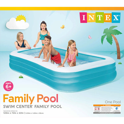 INTEX Swim Center Family Swimming Pool - 72" x 120" 58484EP (Open Box) (3 Pack) - VMInnovations