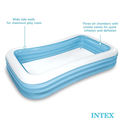 INTEX Swim Center Family Swimming Pool - 72" x 120" | 58484EP (Open Box) - VMInnovations