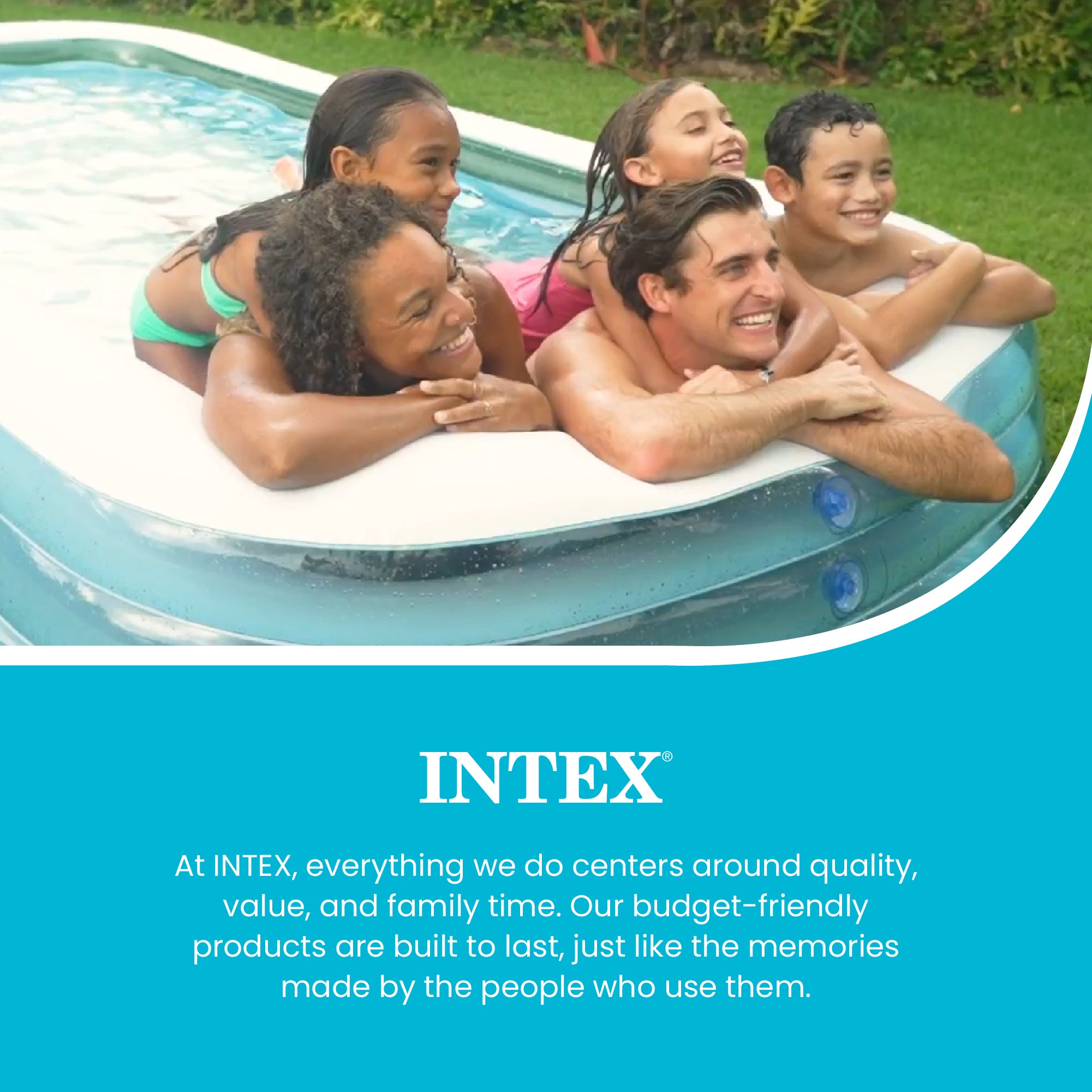 INTEX Swim Center Family Swimming Pool - 72" x 120" | 58484EP (Open Box)