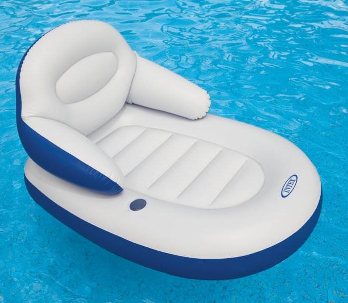 INTEX Comfy Cool Inflatable Floating Lounge Chair - Open Box