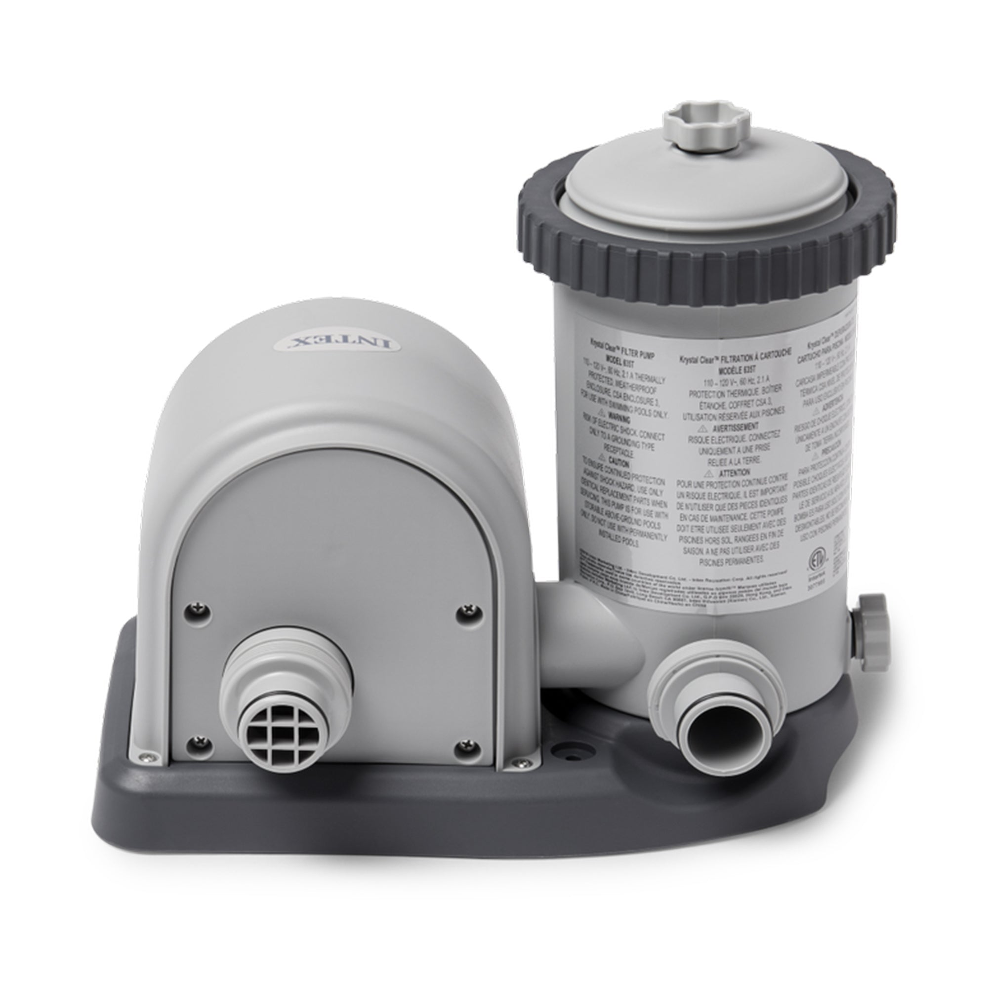Intex 1500 GPH Easy Set Above Ground Swimming Pool Pump Filter System (Open Box) - VMInnovations