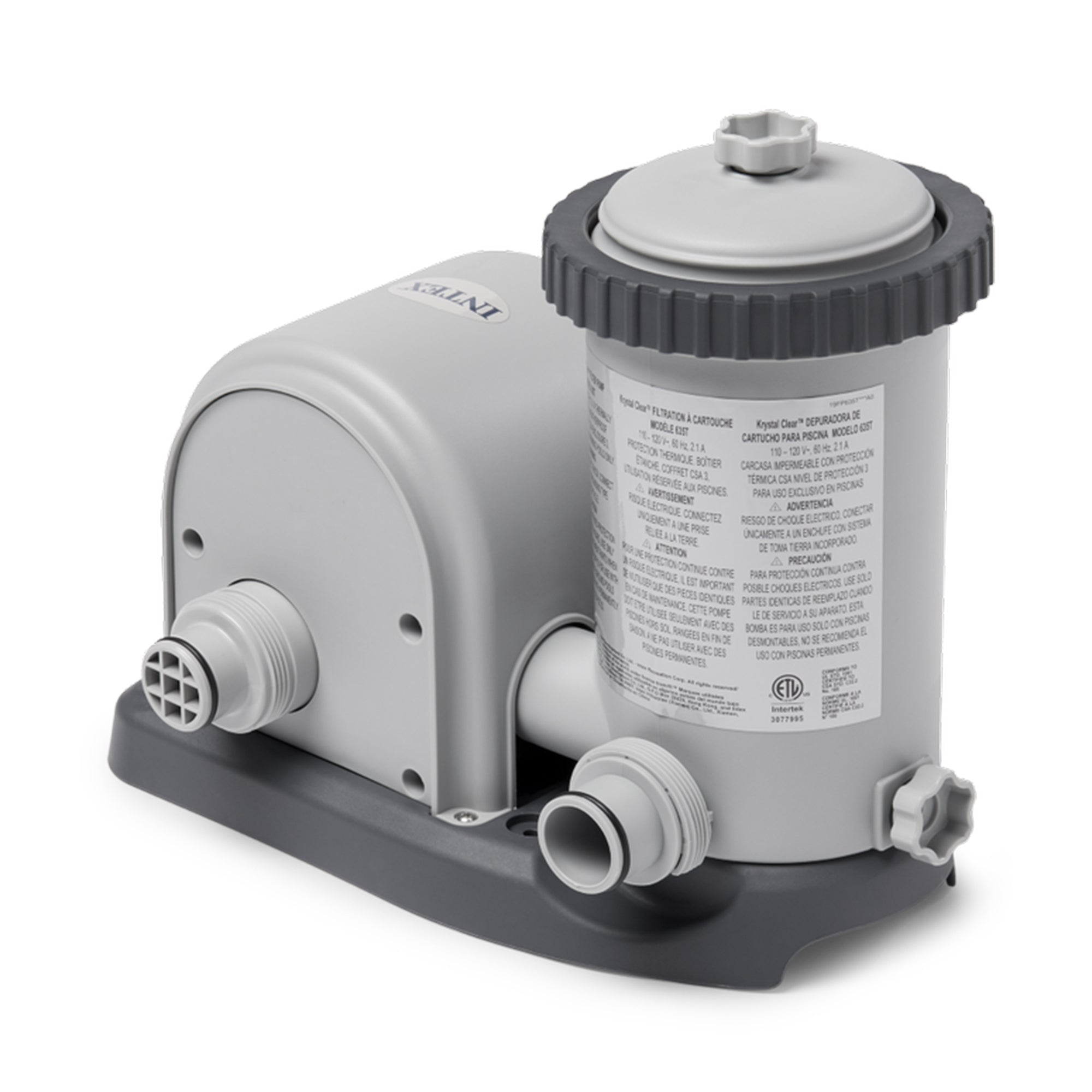 Intex 1500 Gph Krystal Clear Cartridge Filter Pump 110-120V w/ GFCI (Pump Only)