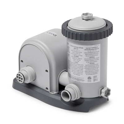 Intex 1500 Gph Krystal Clear Cartridge Filter Pump 110-120V w/ GFCI (Pump Only)