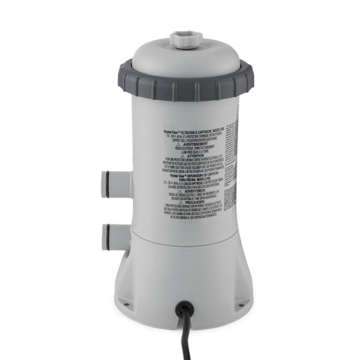 INTEX 1000 GPH Easy Set GFCI Pool Filter Pump | 56637EG (Open Box) (2 Pack)