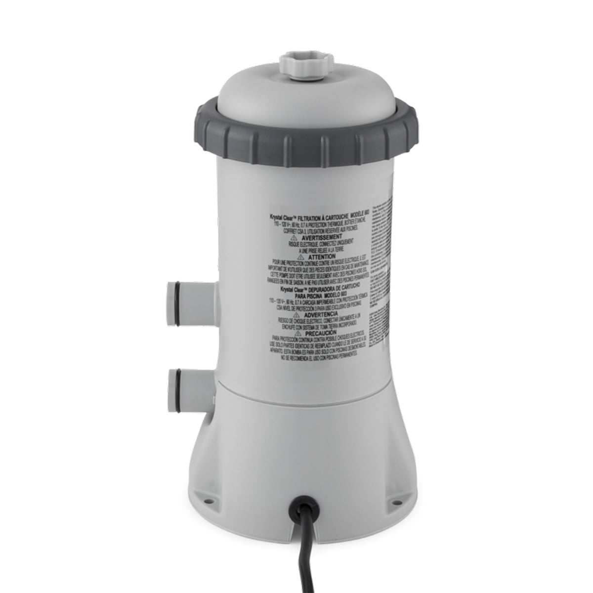 INTEX 530 GPH Easy Set Swimming Pool Filter Pump with GFCI 603 (Open Box)
