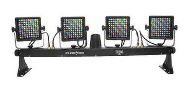 CHAUVET DJ MINI 4BAR 2.0 LED Stage Wash Light + Hurricane H901 Fog/Smoke Machine