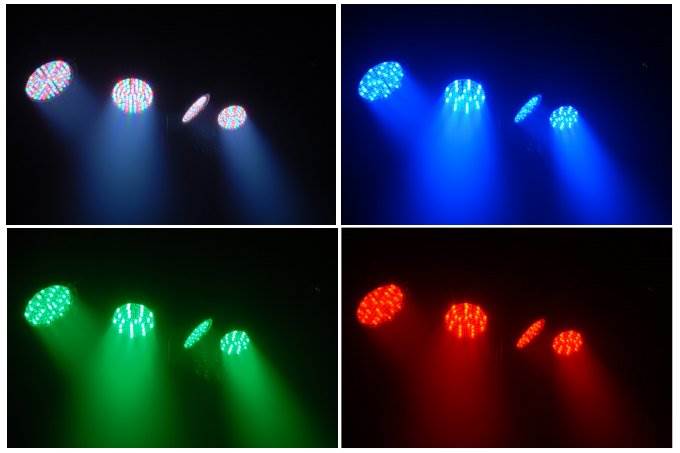 CHAUVET DJ MINI 4BAR 2.0 LED Stage Wash Light + Hurricane H901 Fog/Smoke Machine