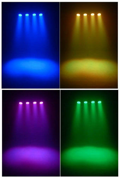 CHAUVET DJ MINI 4BAR 2.0 LED Stage Wash Light + Hurricane H901 Fog/Smoke Machine