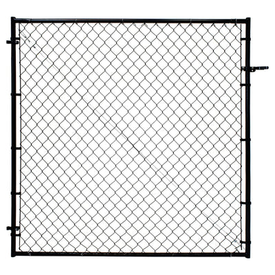 Adjust-A-Gate Adjustable Steel Frame Square Corner Gate Kit, Black (For Parts) - VMInnovations