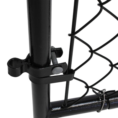 Adjust-A-Gate Adjustable Steel Frame Square Corner Gate Kit, Black (For Parts) - VMInnovations