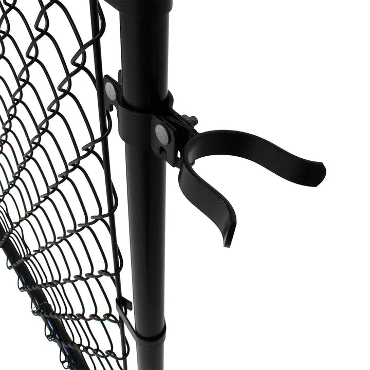 Adjust-A-Gate Fit-Right Adjustable Steel Frame Square Corner Gate Kit, Black