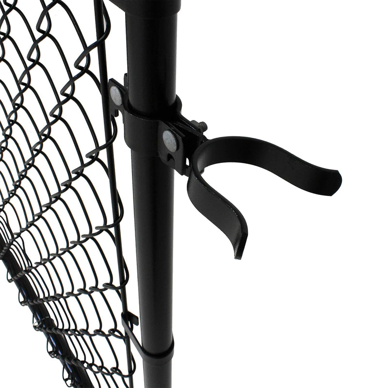 Adjust-A-Gate Fit-Right Adjustable Chain Link w/Square Frame,Black(Open Box)