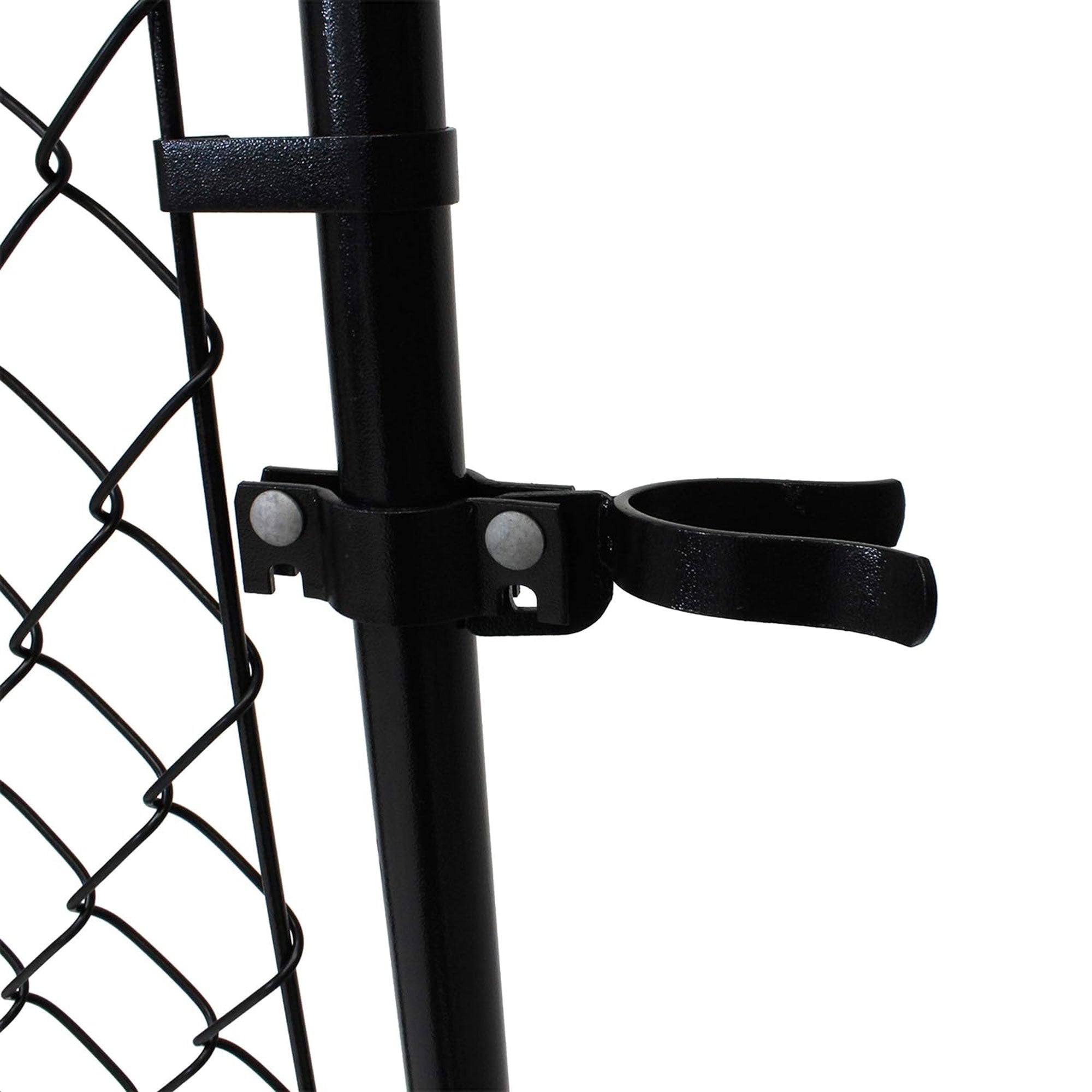 Adjust-A-Gate Fit-Right Adjustable Chain Link w/Square Frame,Black(Open Box) - VMInnovations