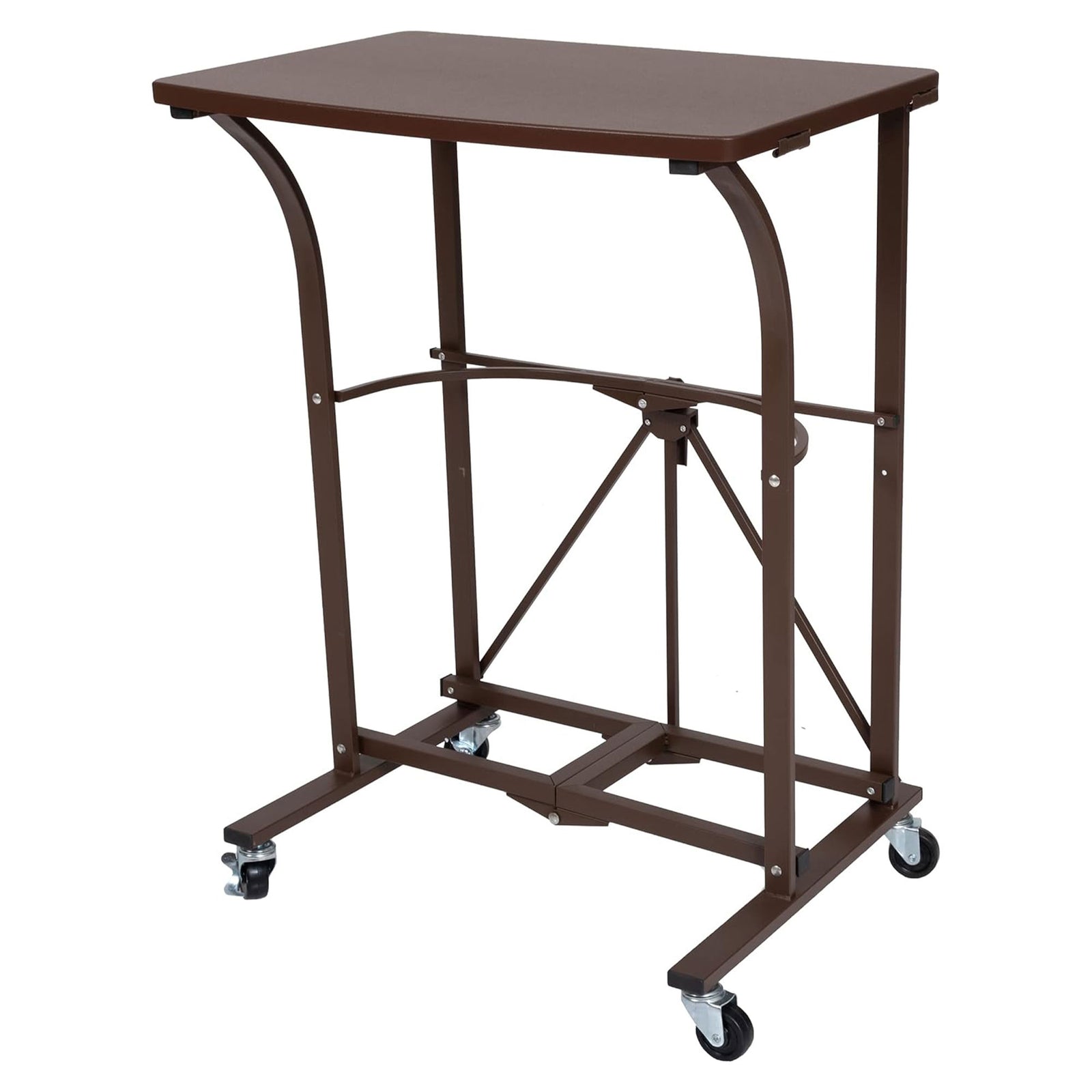 Origami Folding Computer Desk for Office, Students, and Gaming, Vintage Bronze - VMInnovations