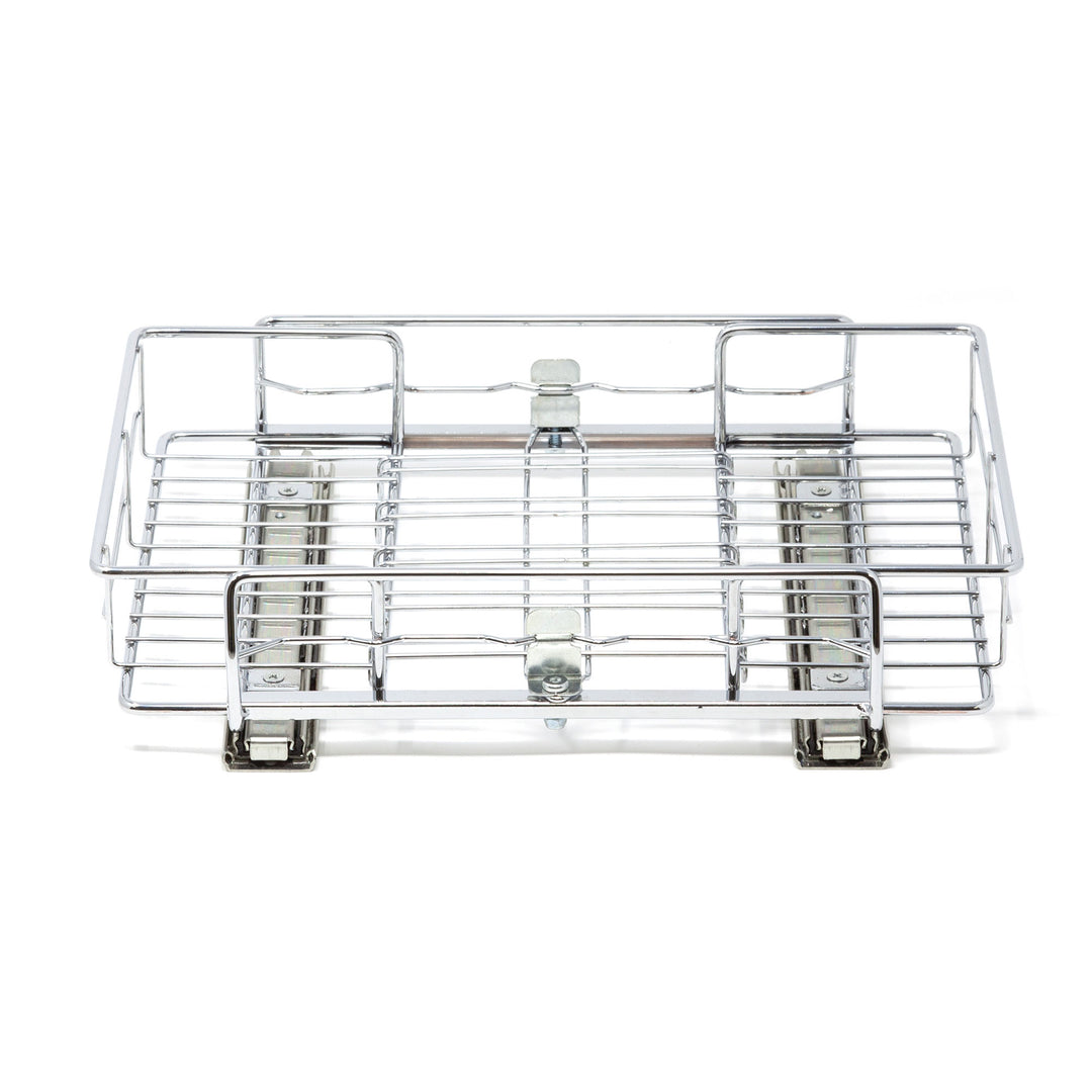 Origami Kitchen Sliding Pullout Cabinet Storage Organizer, Silver, 2PK(Open Box)