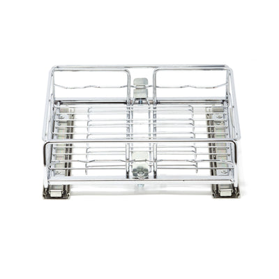Origami Kitchen Sliding Pullout Cabinet Storage Organizer, Silver, 2PK(Open Box)