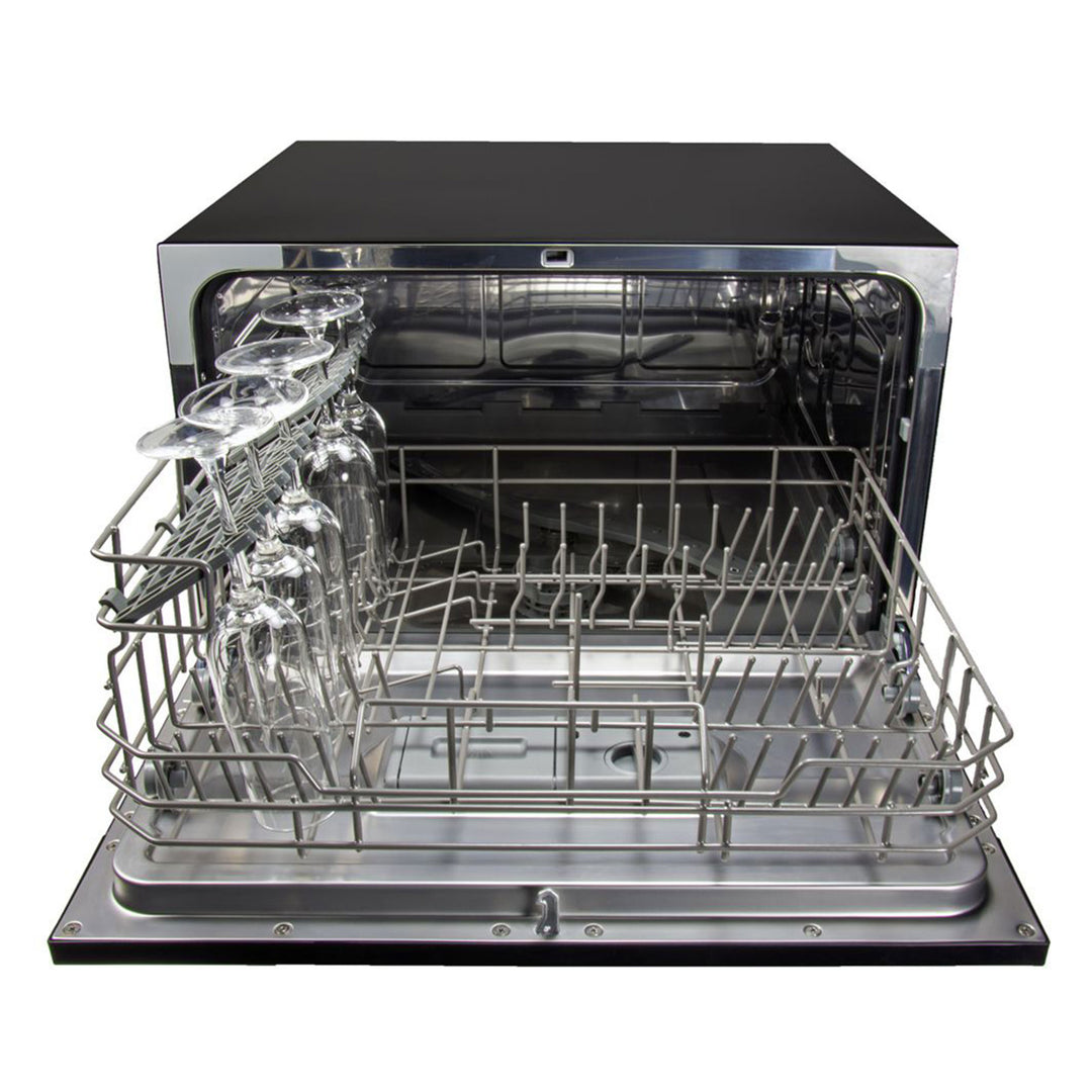 Magic Chef Countertop Portable Dishwasher with Electronic Controls (Open Box)