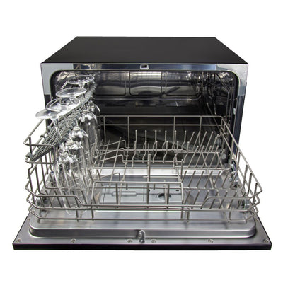 Magic Chef Countertop Portable Dishwasher with Electronic Controls (Open Box) - VMInnovations