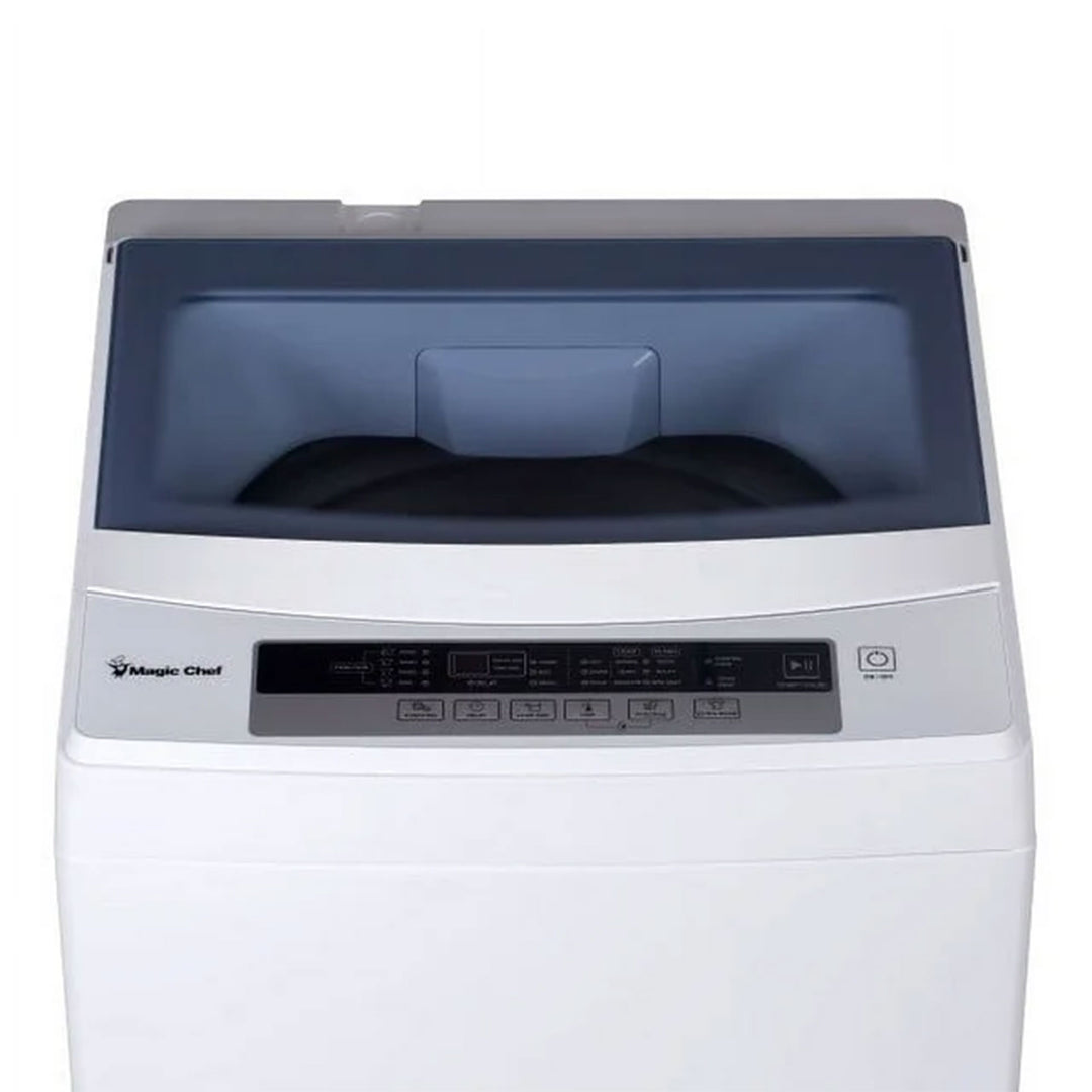 Magic Chef 1.7 Cubic Feet Compact Washing Machine w/6 Cycles, White (Open Box)