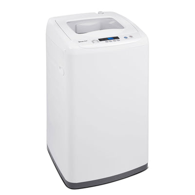 Magic Chef Compact Portable Top Load Washer w/Space Saving Design, White (Used)