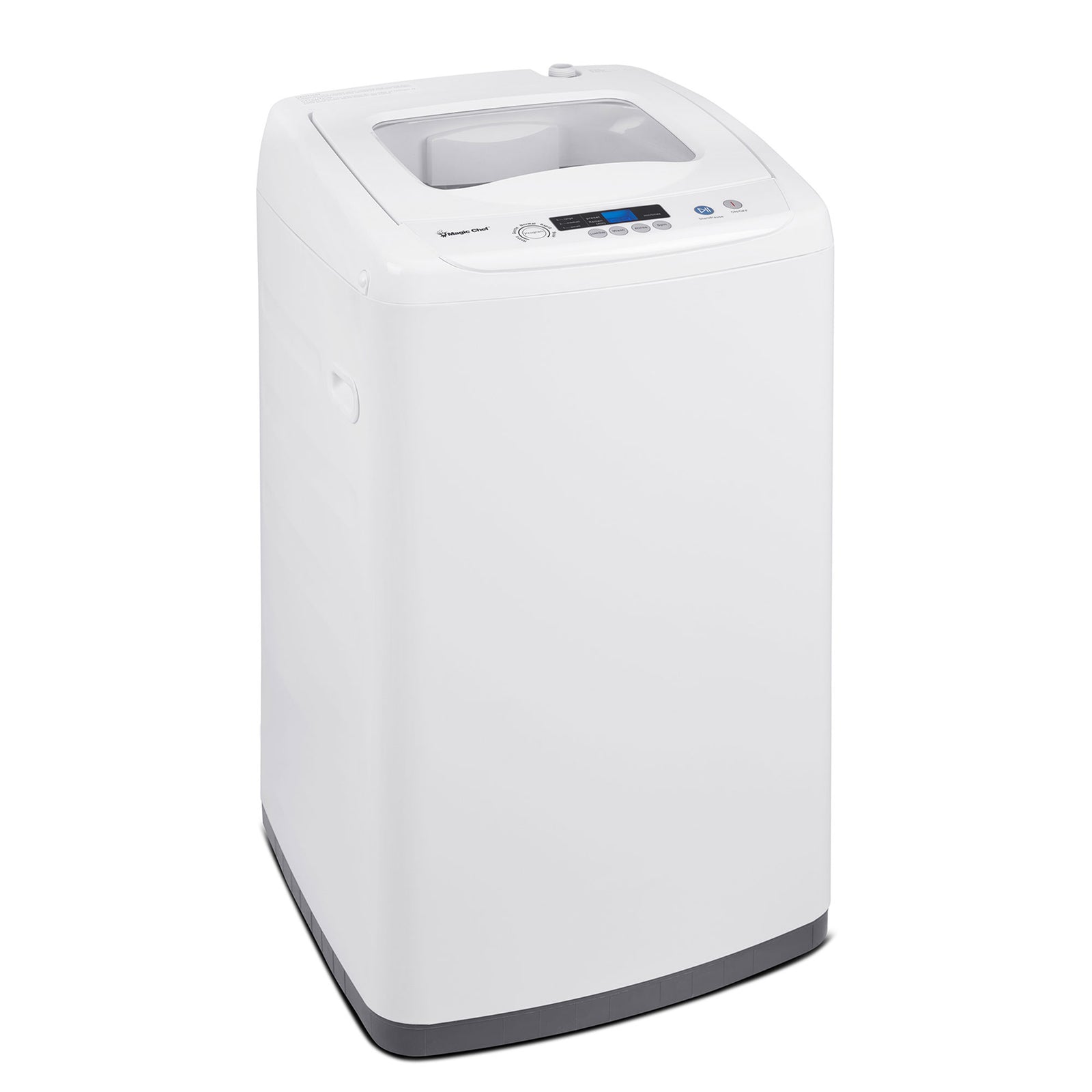 Magic Chef Compact Portable Top Load Washer with Space Saving Design, White - VMInnovations