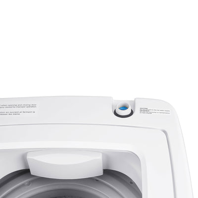 Magic Chef Compact Portable Top Load Washer with Space Saving Design, White