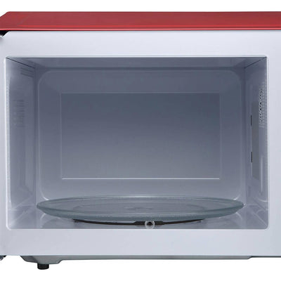 Magic Chef 0.9 Cubic Feet 900 Watt Stainless Countertop Microwave Oven,Red(Used) - VMInnovations