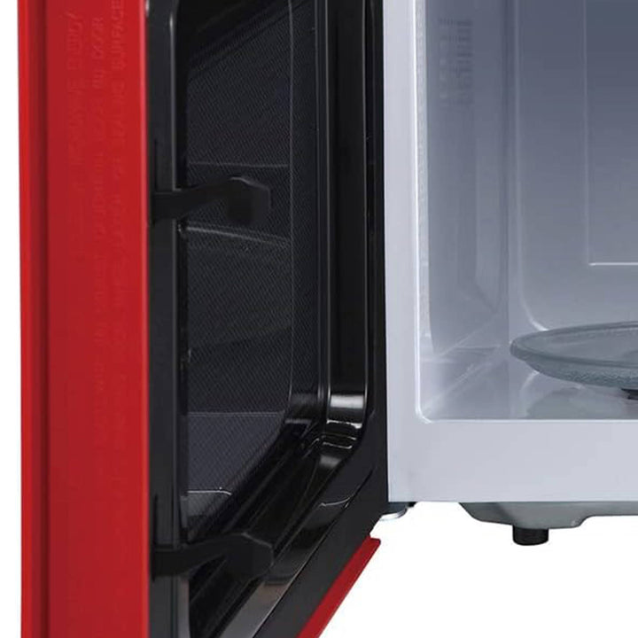 Magic Chef 0.9 Cubic Feet 900 Watt Stainless Countertop Microwave Oven,Red(Used)