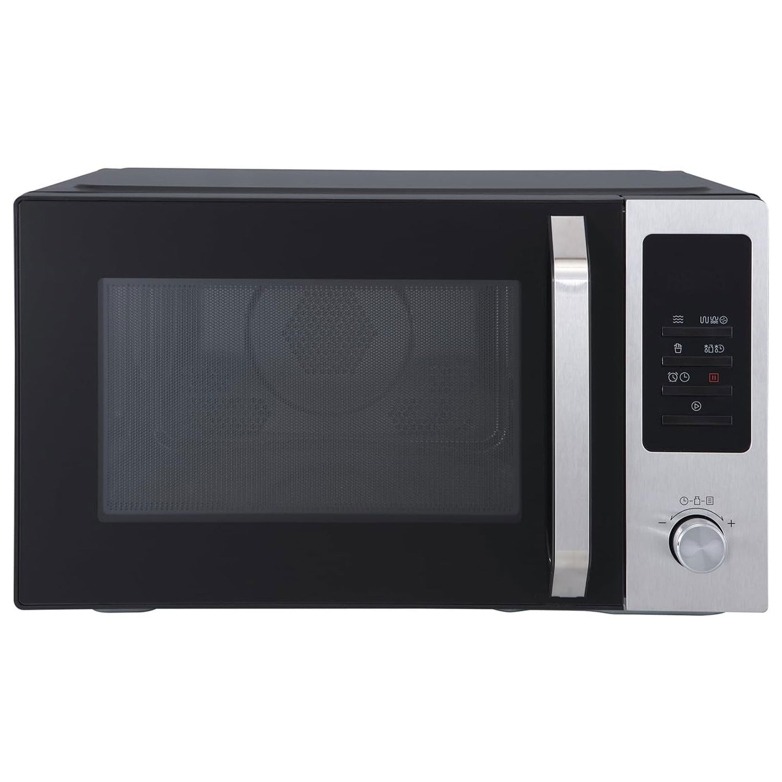Magic Chef 1.0 Cubic Feet Stainless Countertop Microwave with Air Fryer, Black - VMInnovations
