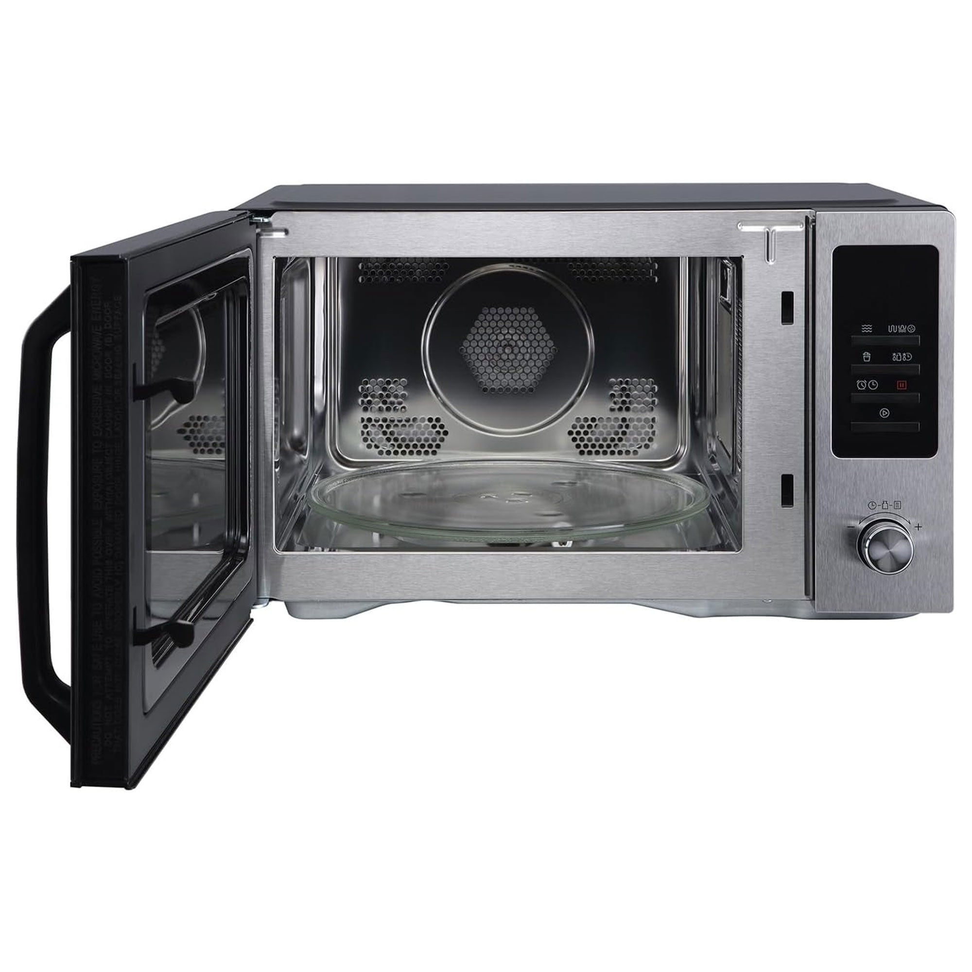 Magic Chef Stainless Countertop Microwave w/Air Fryer, Black (Used) - VMInnovations