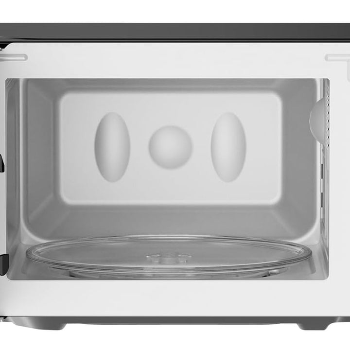 Magic Chef 0.7 Cubic Feet 700 Watt Classic Retro Microwave, Black (Used)