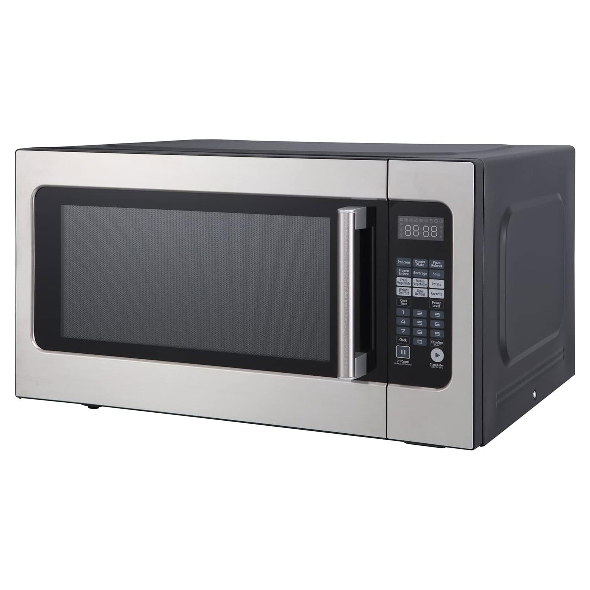 Magic Chef 1,200 Watt 2.2 Cubic Feet Digital Microwave, Silver (Open Box)