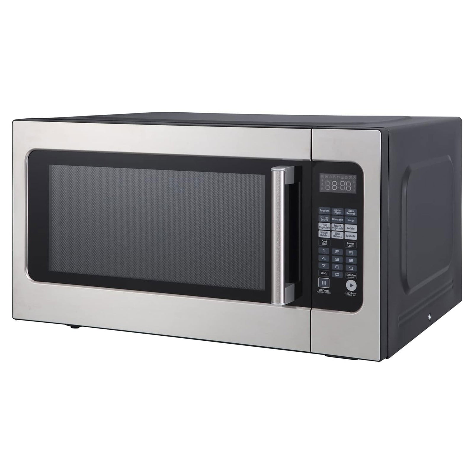 Magic Chef 1,200 Watt 2.2 Cubic Feet Digital Microwave, Silver (Open Box) - VMInnovations