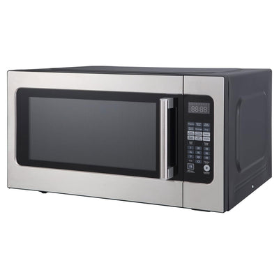 Magic Chef 1,200 Watt 2.2 Cubic Feet Digital Touch Microwave, Silver (Used)