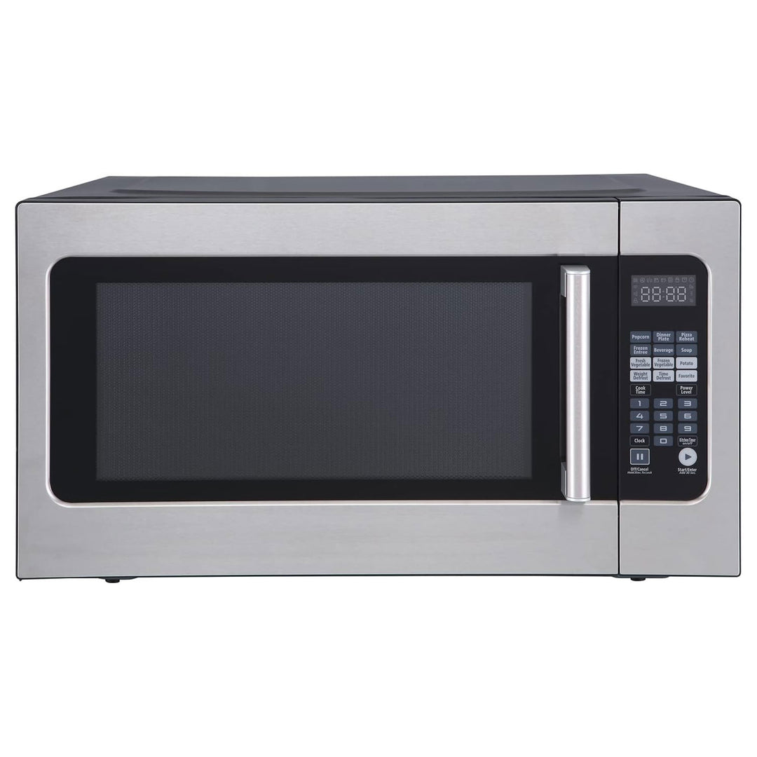 Magic Chef 1,200 Watt 2.2 Cubic Feet Digital Touch Countertop Microwave, Silver