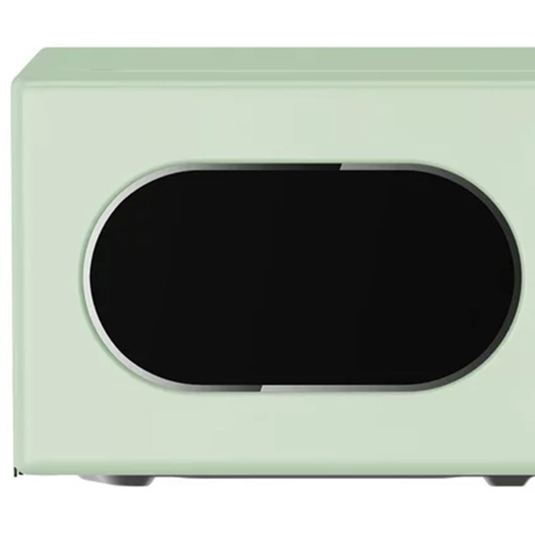 Magic Chef 0.7 Cubic Feet 700 Watt Classic Retro Microwave, Green (Used)
