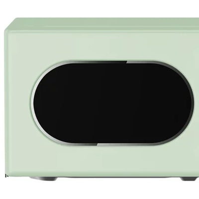 Magic Chef 0.7 Cubic Feet 700 Watt Classic Retro Microwave, Green (Open Box)