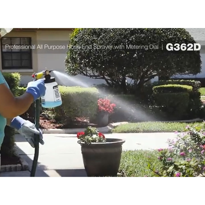 Chapin Deluxe Hose End Garden Sprayer with Metering Dial, Up to 320 Gallons