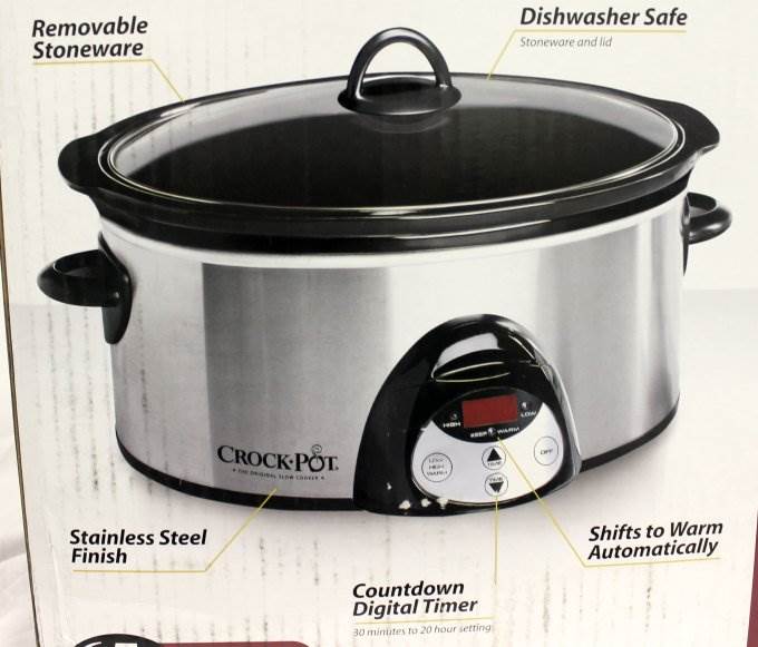 Crock-Pot SCVC651-F 6.5-Quart Oval Slow SS Cooker
